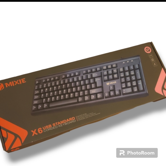 Never Used Mixie X6 USB Standard Corded Keyboard - Picture 3 of 7